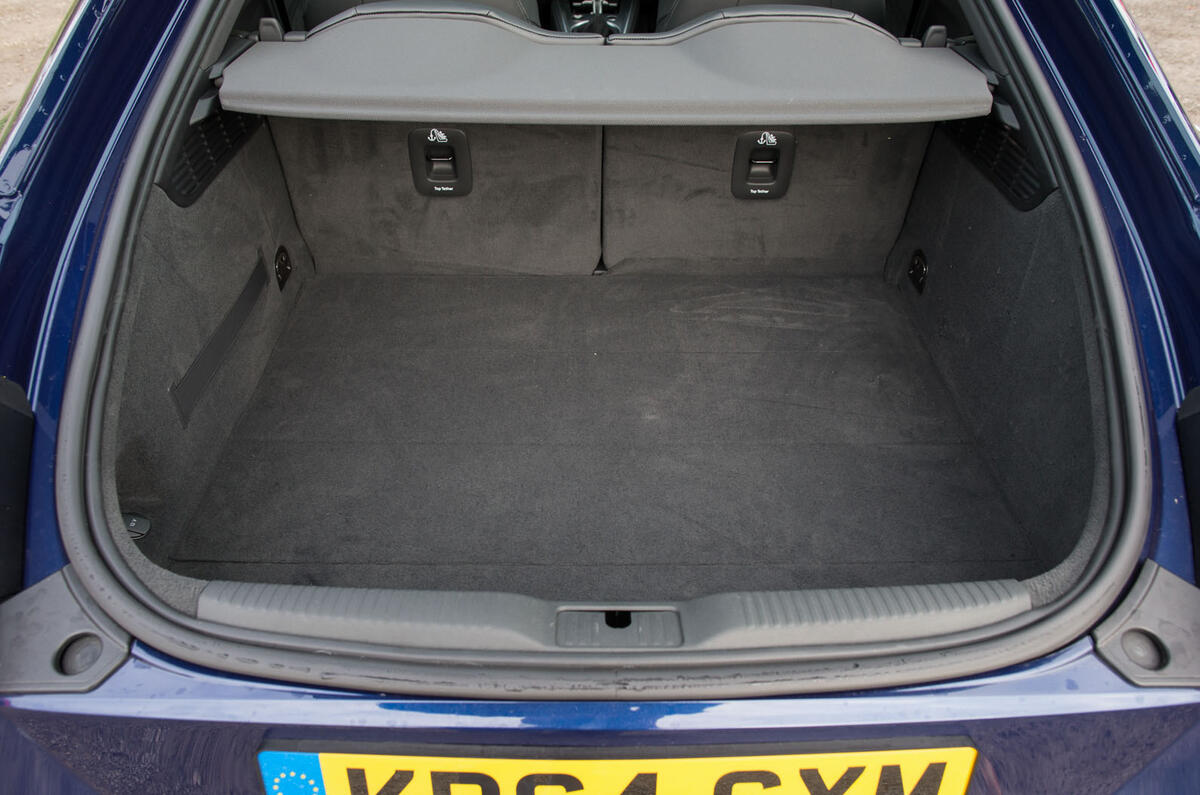 The Audi TT's boot