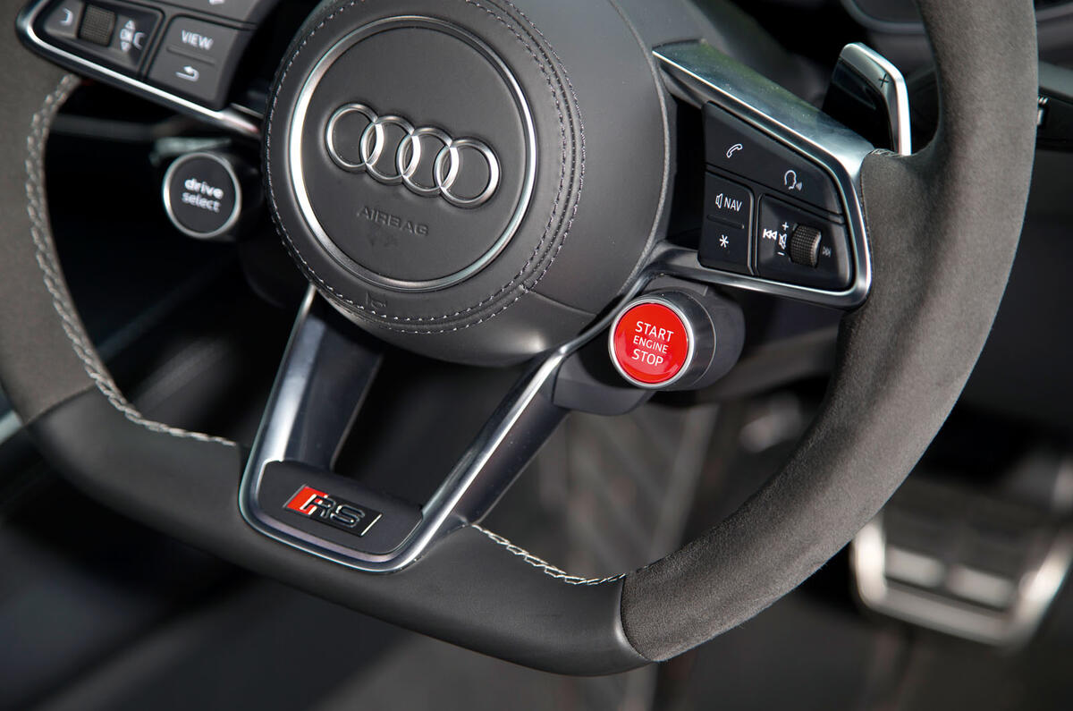 Audi TT RS starter ignition button