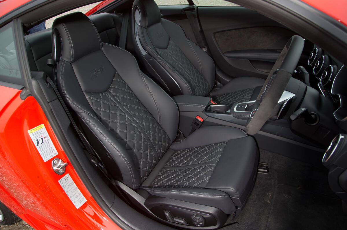 Audi TT RS quilted front seats