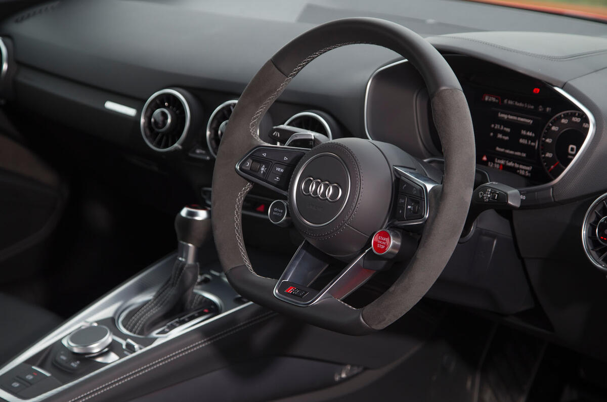 Audi TT RS steering wheel