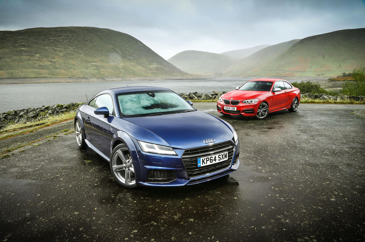 Comparison: new Audi TT versus BMW M235i