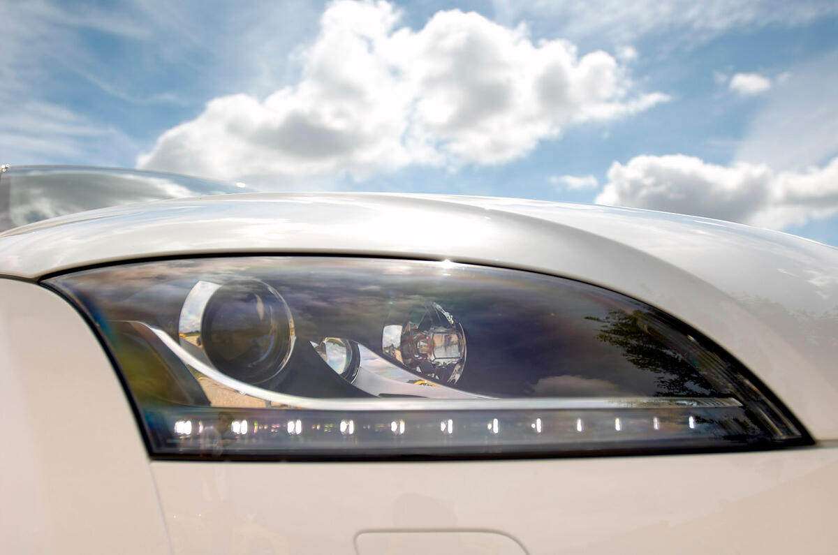 Audi TTS front headlights
