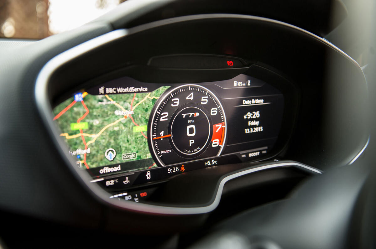 Audi TTS virtual cockpit