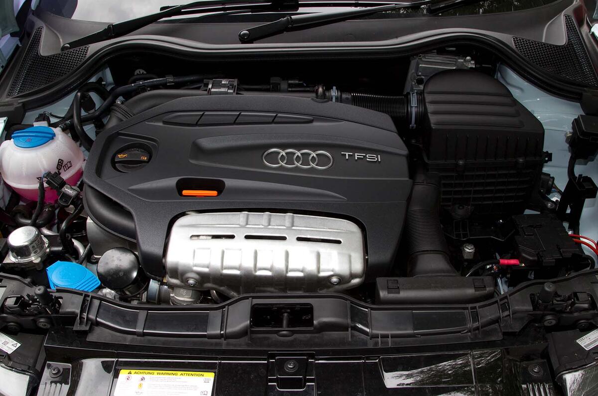 Audi A1 engine bay Audi A1 engine bay