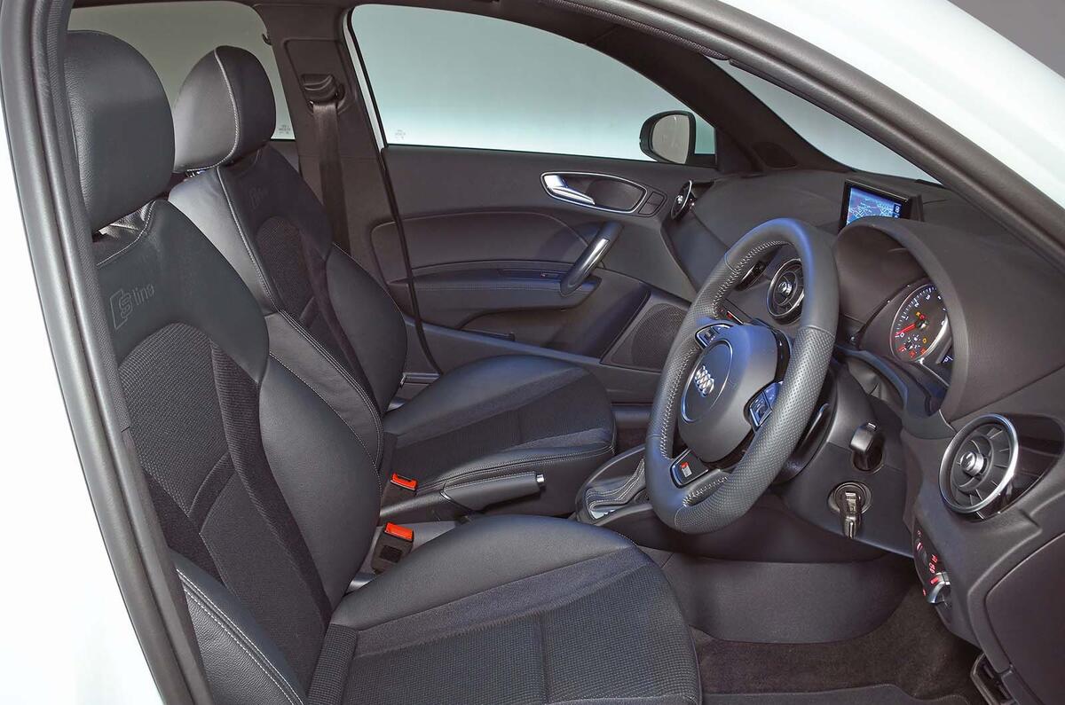 Audi A1 interior side Audi A1 interior side