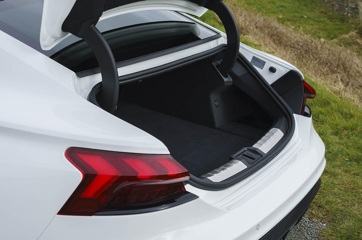 Coffre arrière de l'Audi E-tron GT