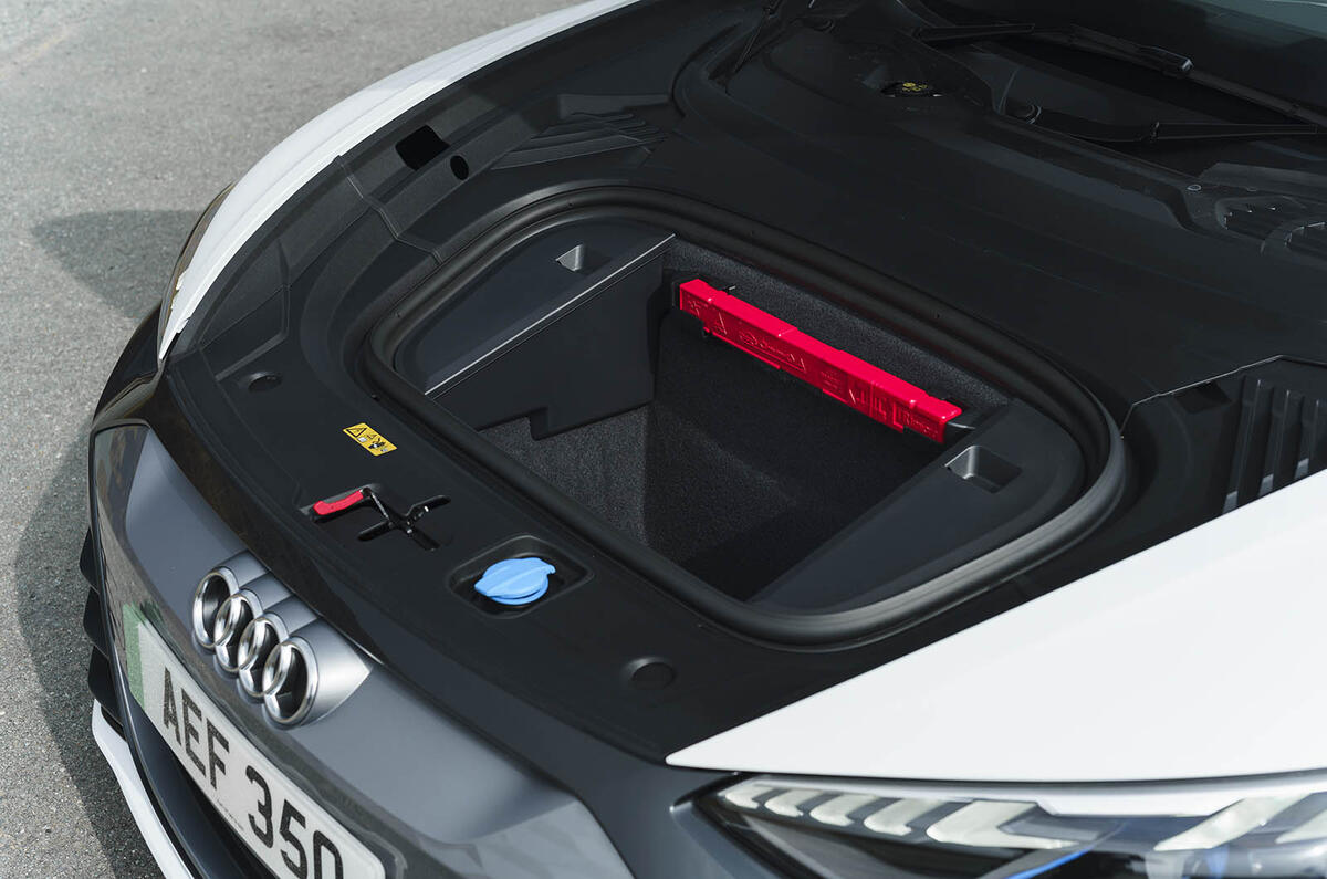 Coffre avant de l'Audi E-tron GT