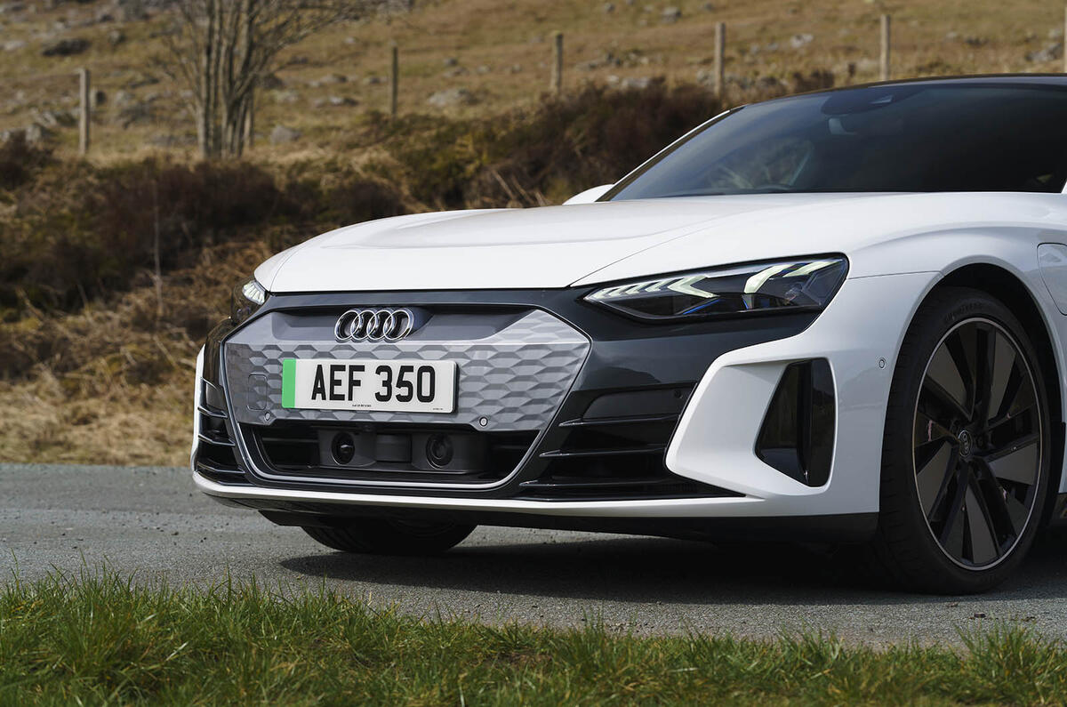 Calandre de l'Audi E-tron GT
