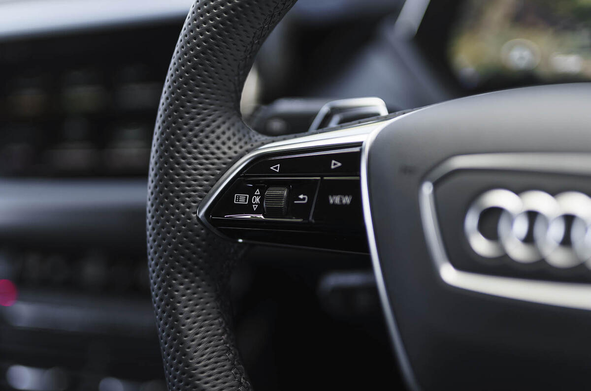 Volant de l'Audi E-tron GT