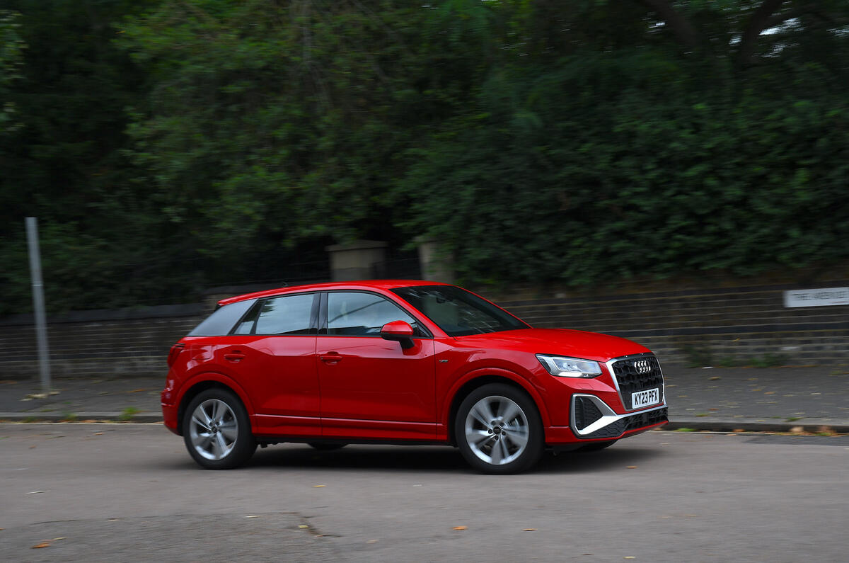 Audi Q2 front side cornering Audi Q2 front side cornering