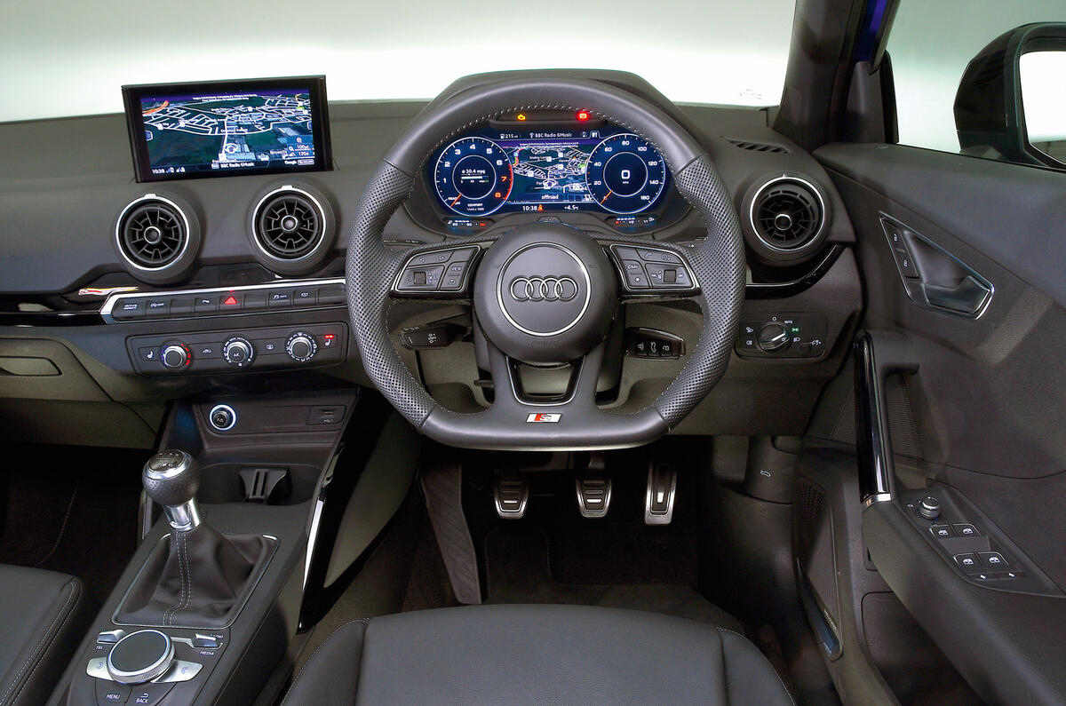 Audi Q2 review   front interior Audi Q2 review   front interior
