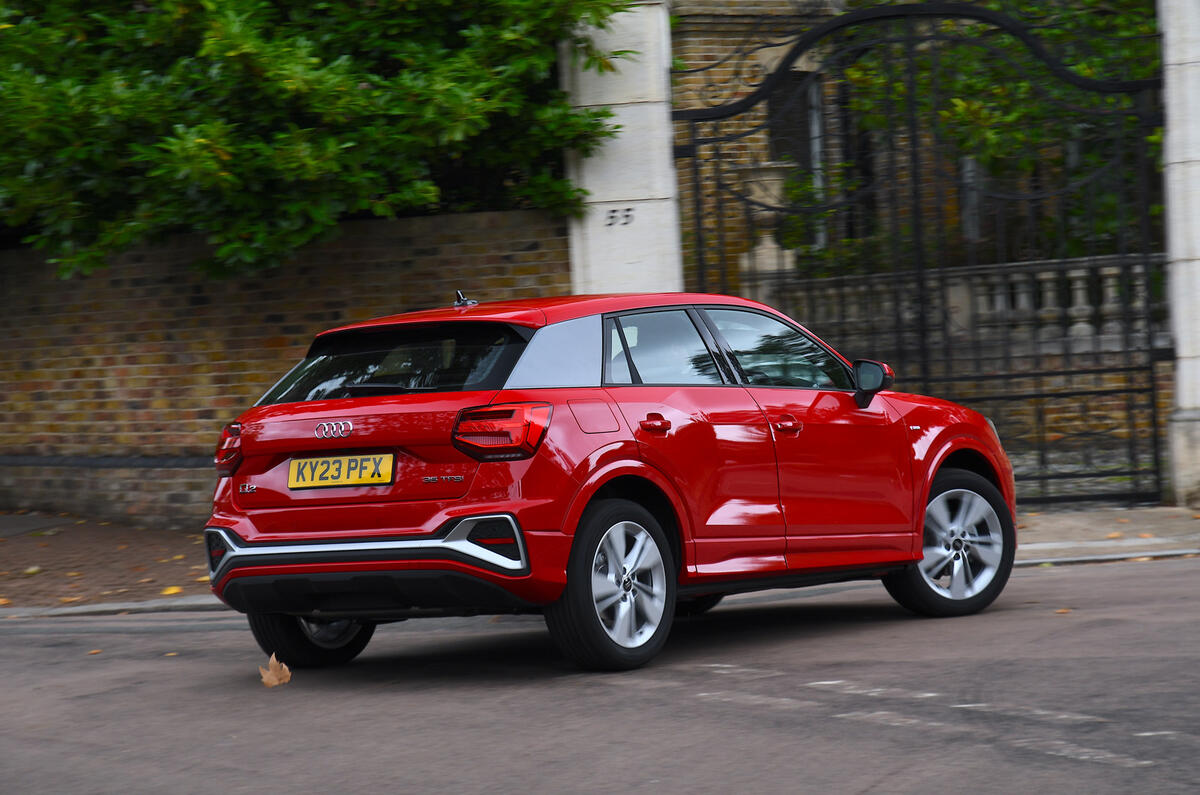 Audi Q2 review   rear cornering Audi Q2 review   rear cornering