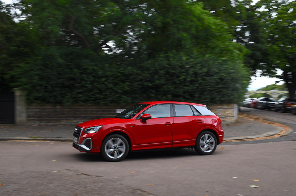 Audi Q2 review   side view Audi Q2 review   side view