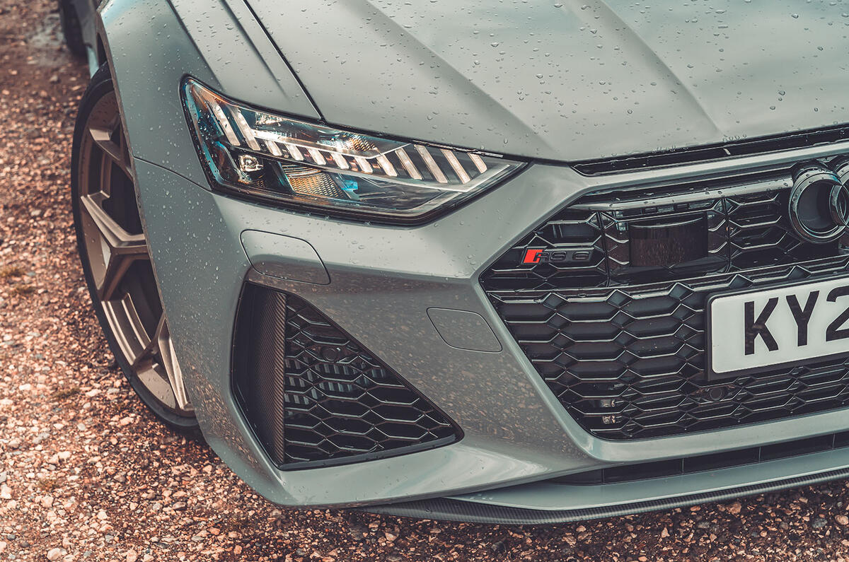 Audi RS6 review headlamps Audi RS6 review headlamps