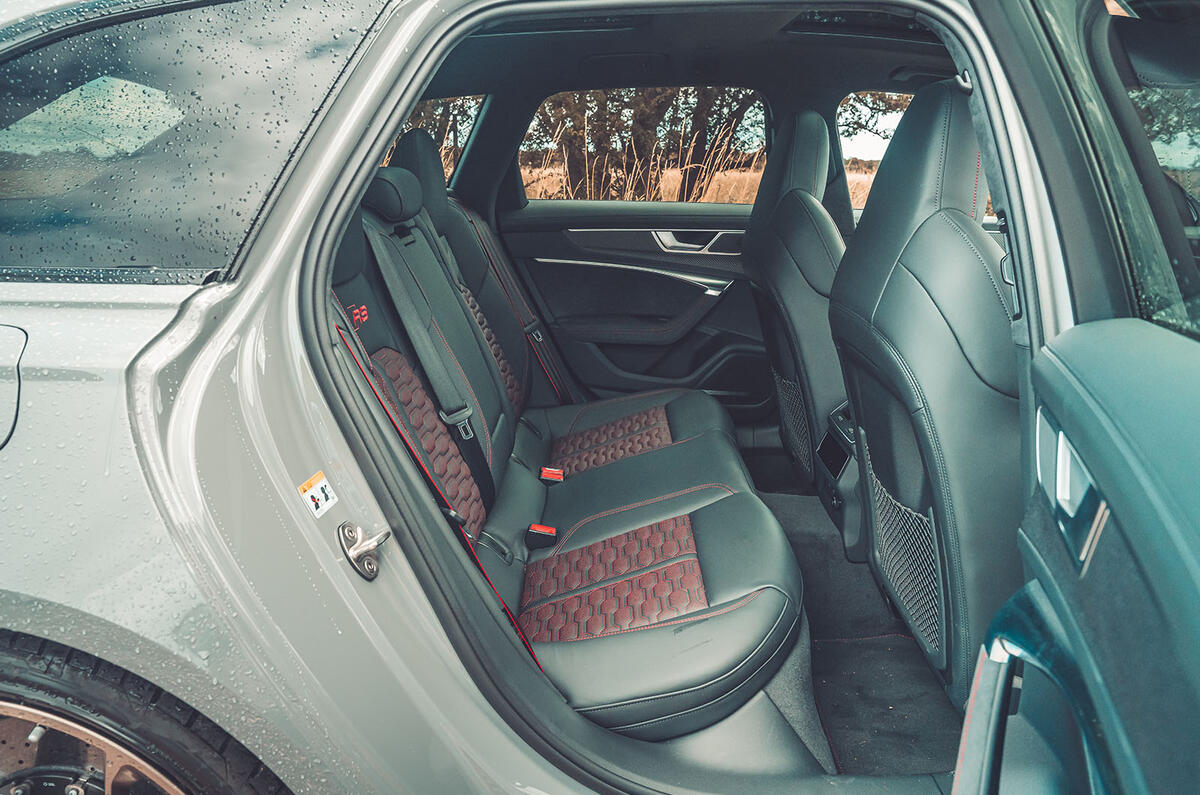Audi RS6 review rear seats Audi RS6 review rear seats