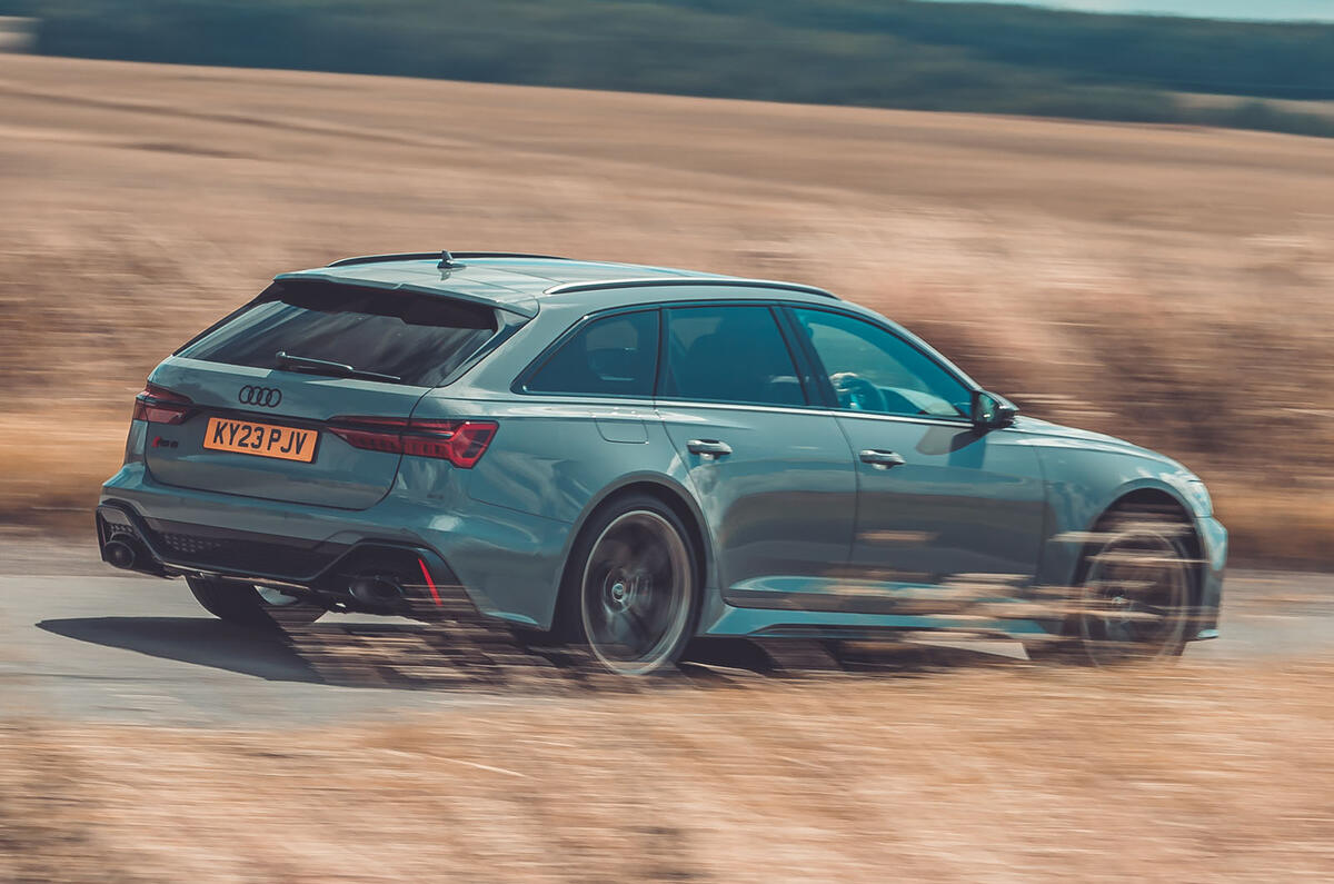 Audi RS6 review rear three quarter Audi RS6 review rear three quarter