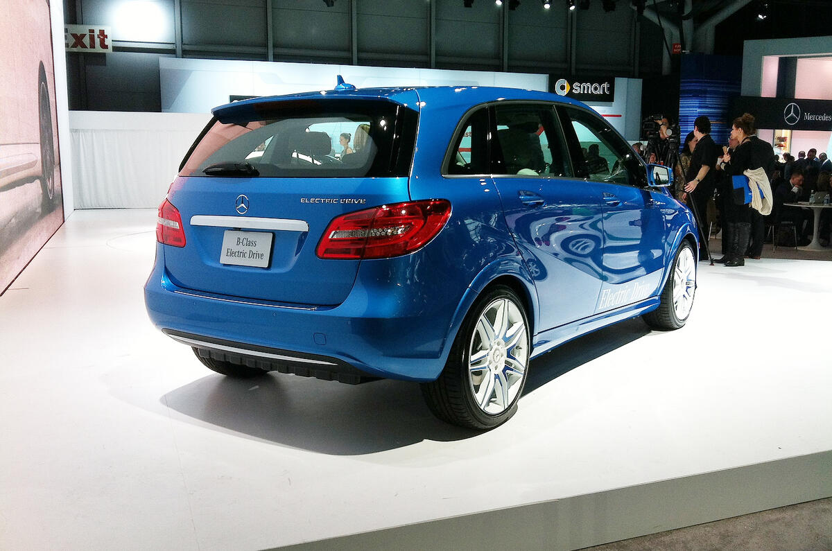New York motor show: Mercedes-Benz B-class Electric Drive