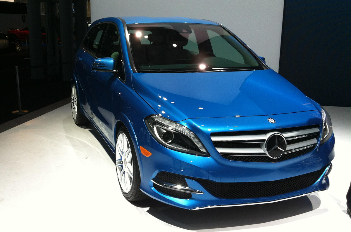 New York motor show: Mercedes-Benz B-class Electric Drive