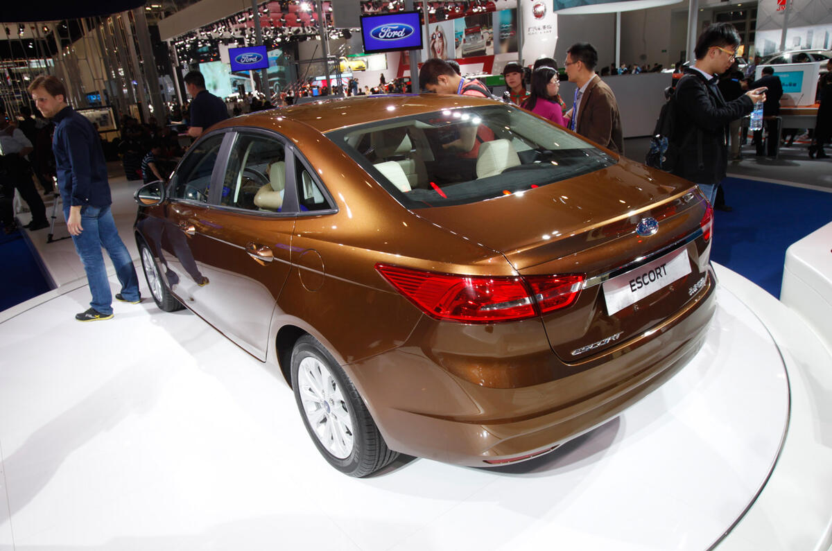 Revived Ford Escort revealed at Beijing motor show