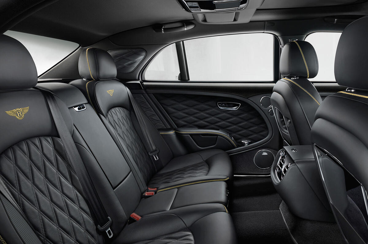 Bentley Mulsanne rear seats