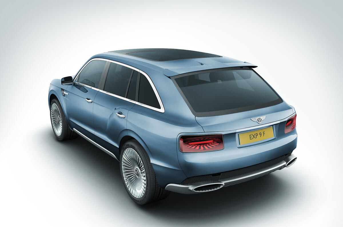 Geneva 2012: Bentley EXP 9 F concept