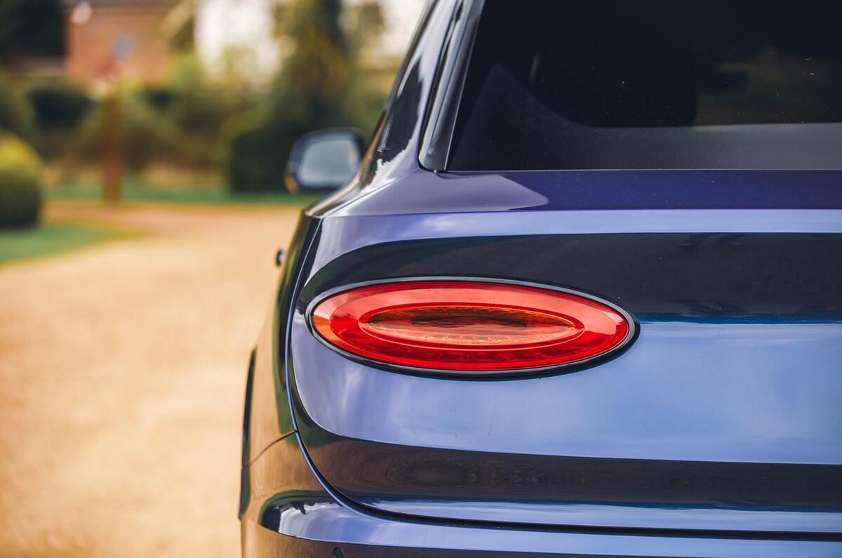 bentley bentayga mulliner ewb review 202409 rear lights