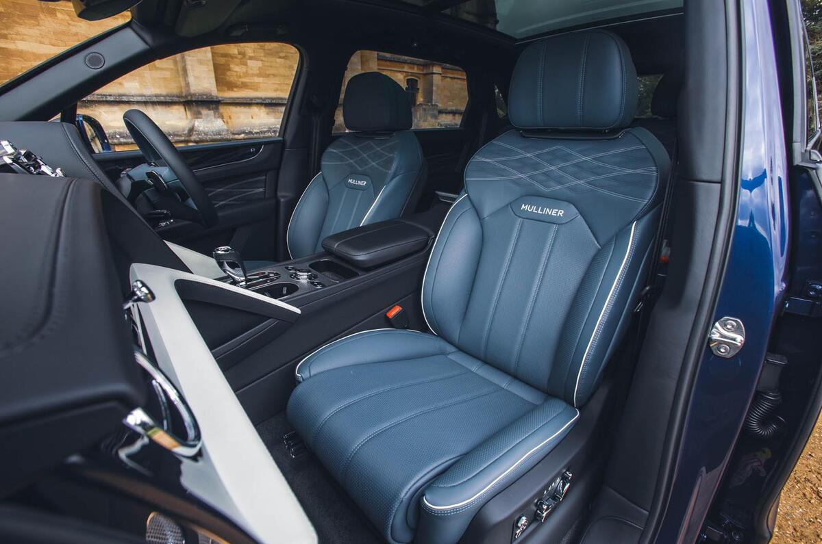 bentley bentayga mulliner ewb review 202412 front seats