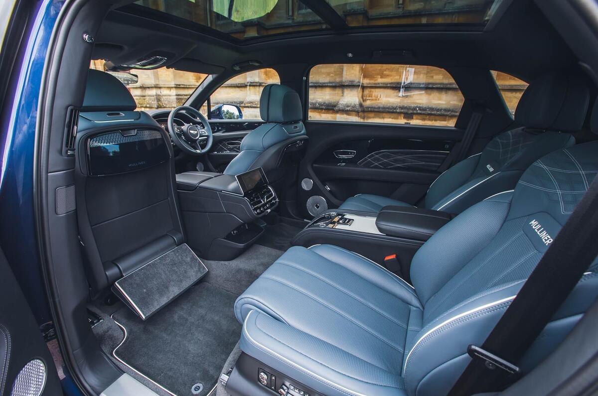 bentley bentayga mulliner ewb review 202420 rear cabin