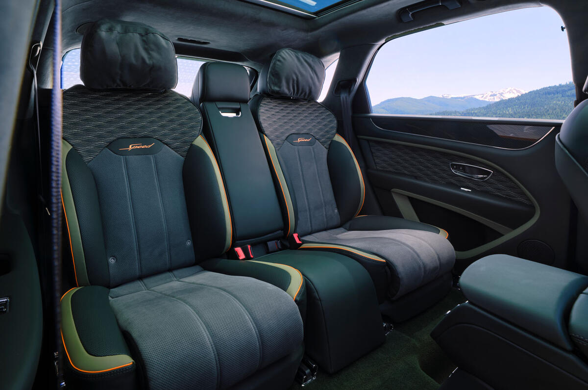 Bentley Bentayga Speed avis 2025 15 sièges arrière