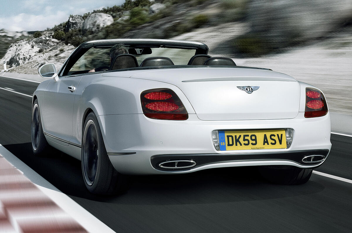 no title Geneva motor show: Bentley Supersports