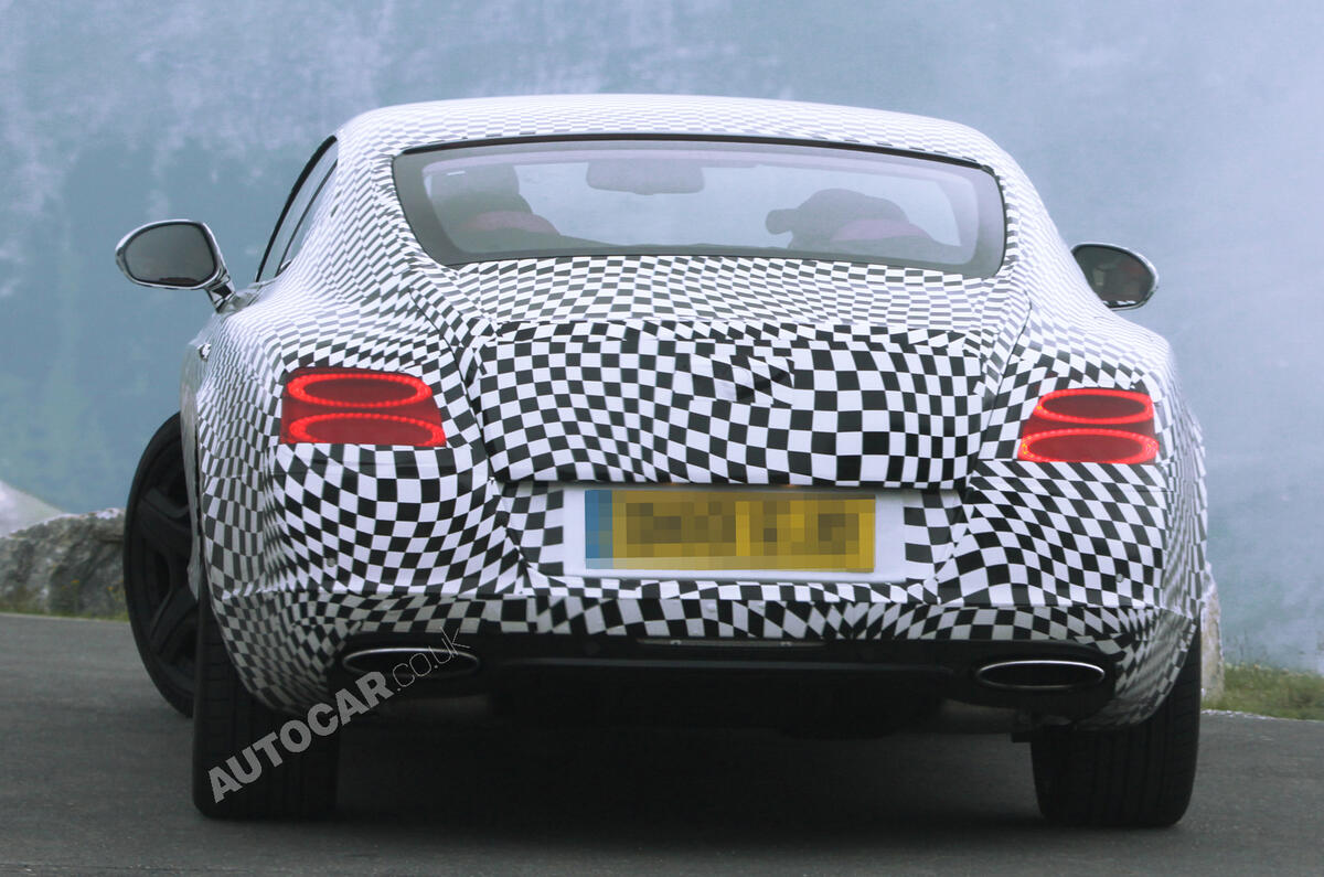 New Bentley Continental GT caught