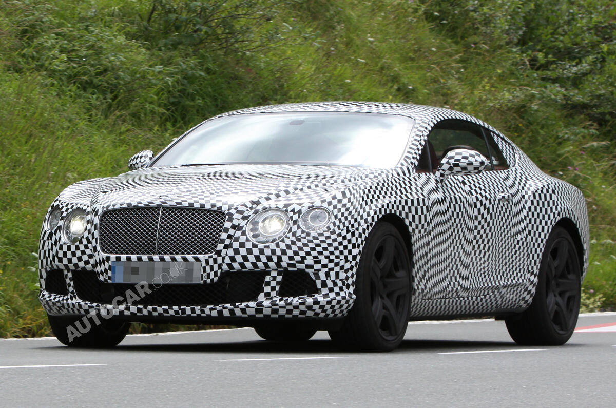 New Bentley Continental GT caught