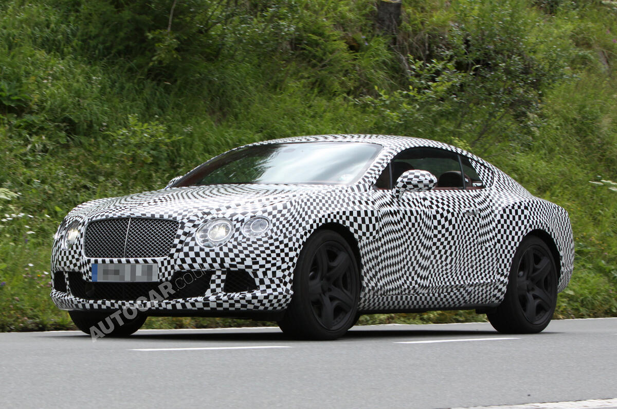 New Bentley Continental GT caught