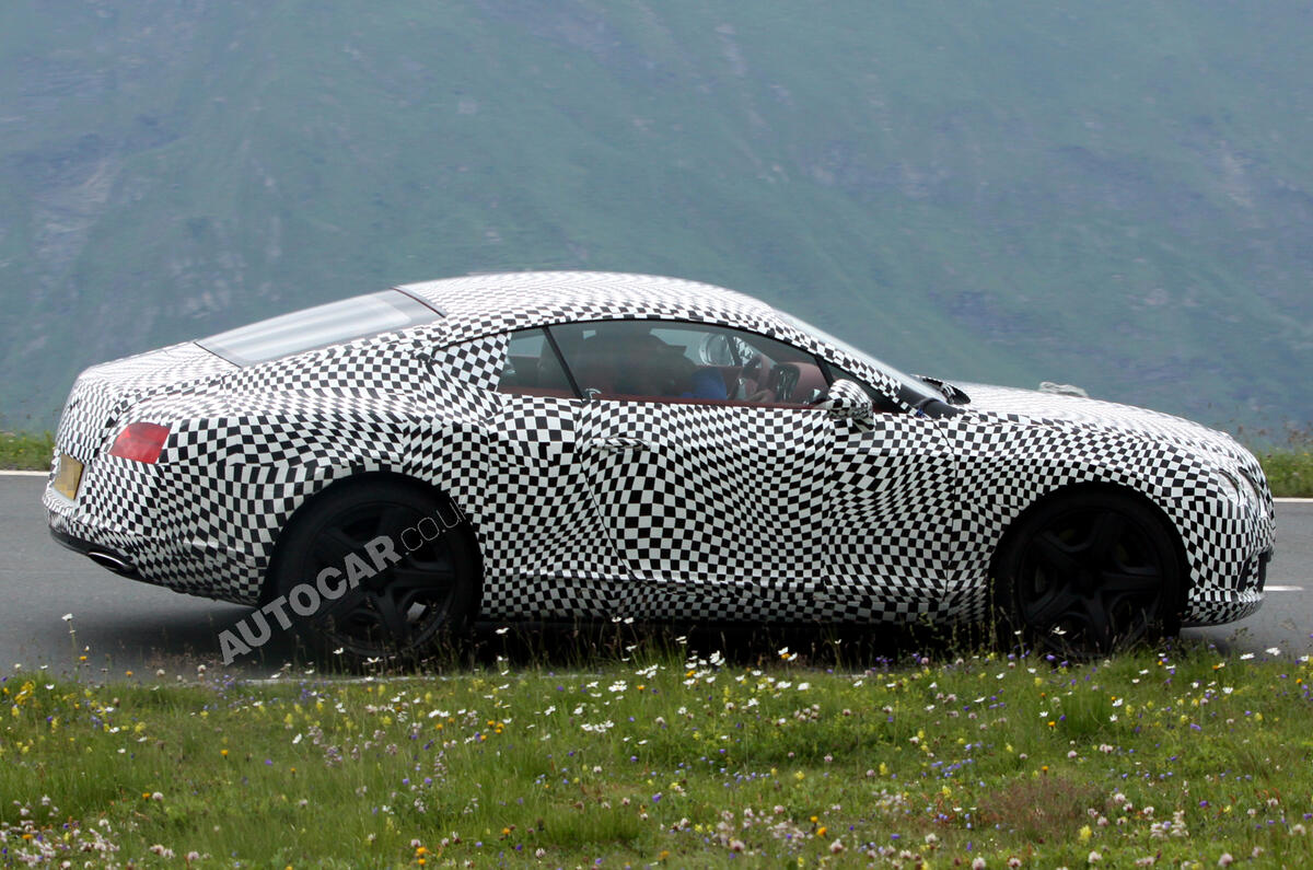 New Bentley Continental GT caught