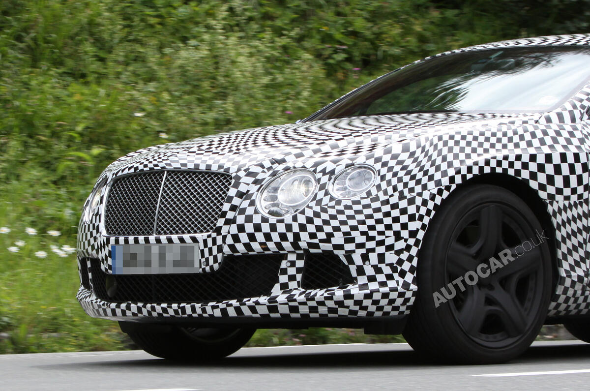 New Bentley Continental GT caught