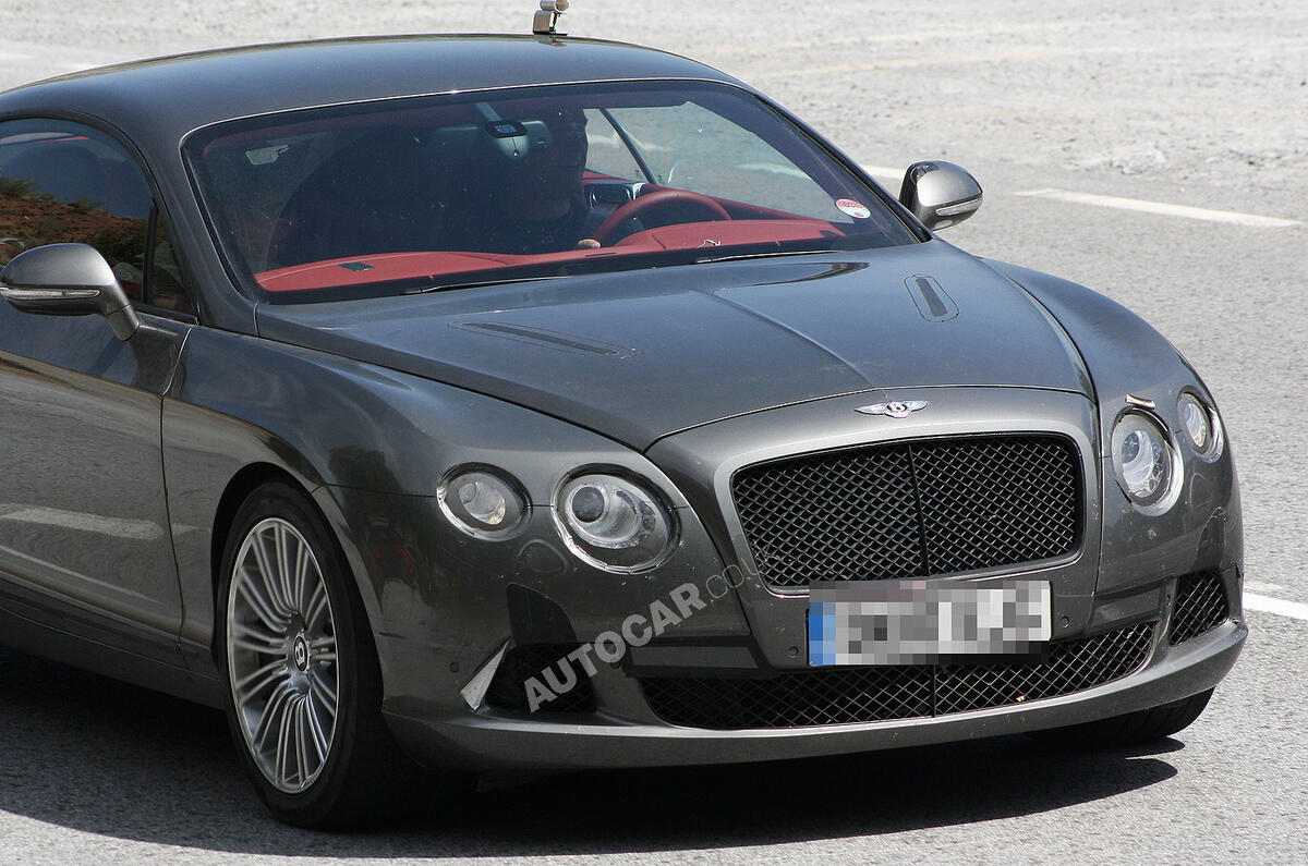 Bentley Conti' GT spied undisguised