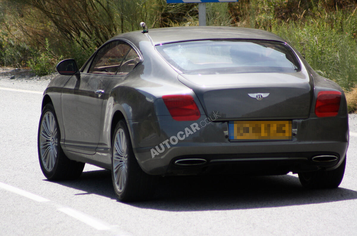 Bentley Conti' GT spied undisguised