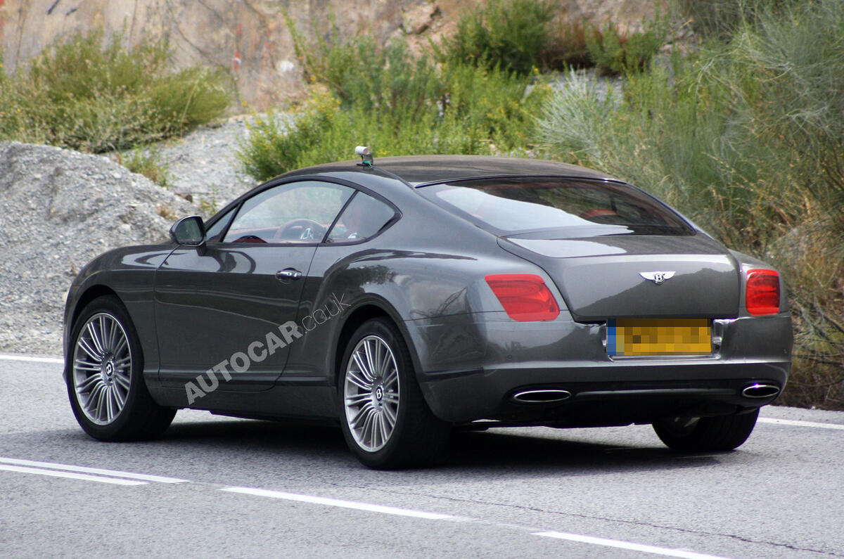 Bentley Conti' GT spied undisguised