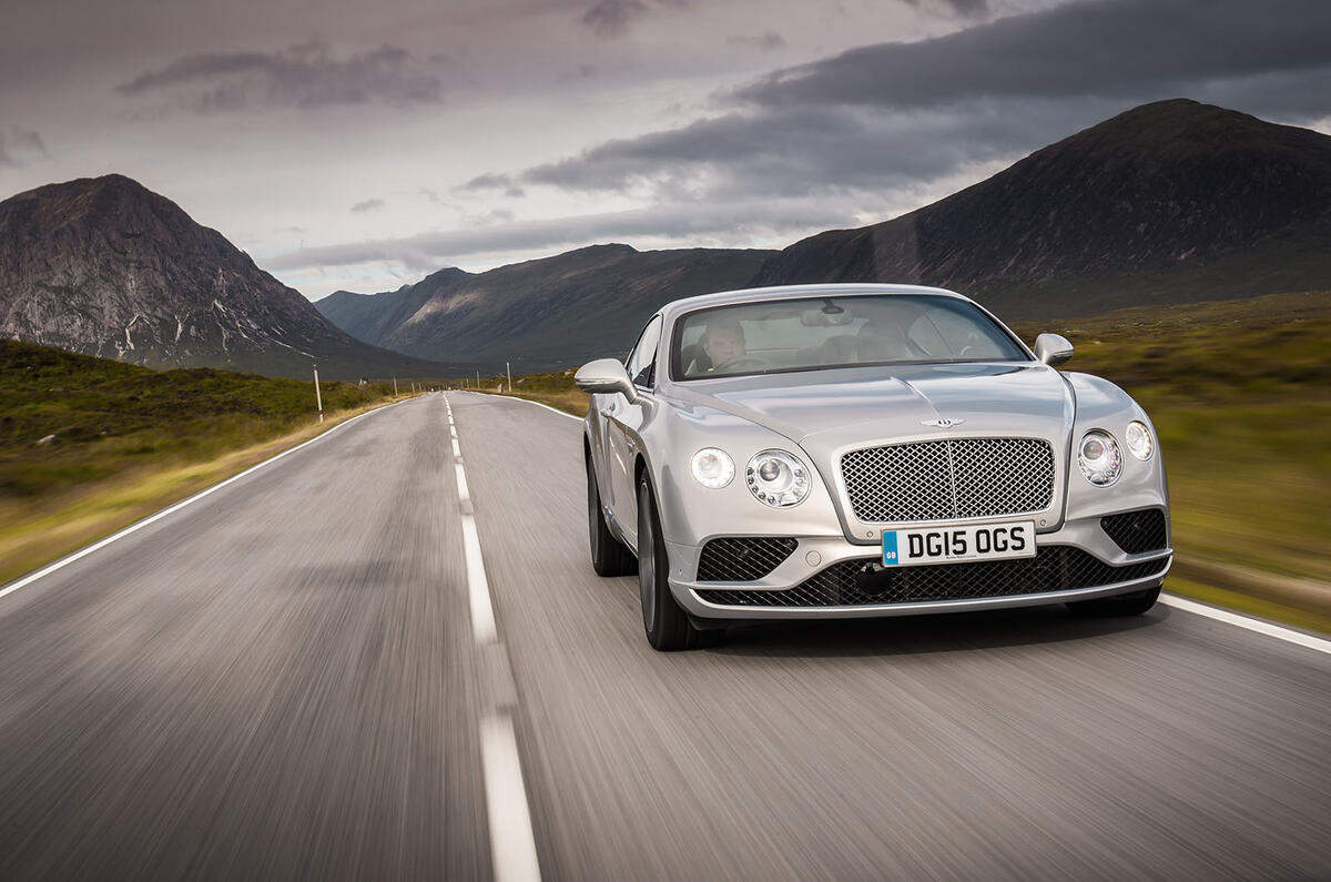 Bentley Continental GT front end