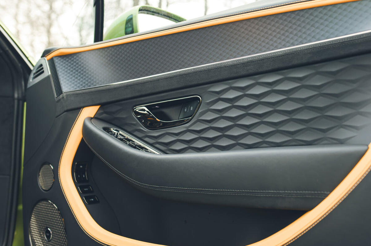 bentley continental gt speed 2025 Review door detail 10