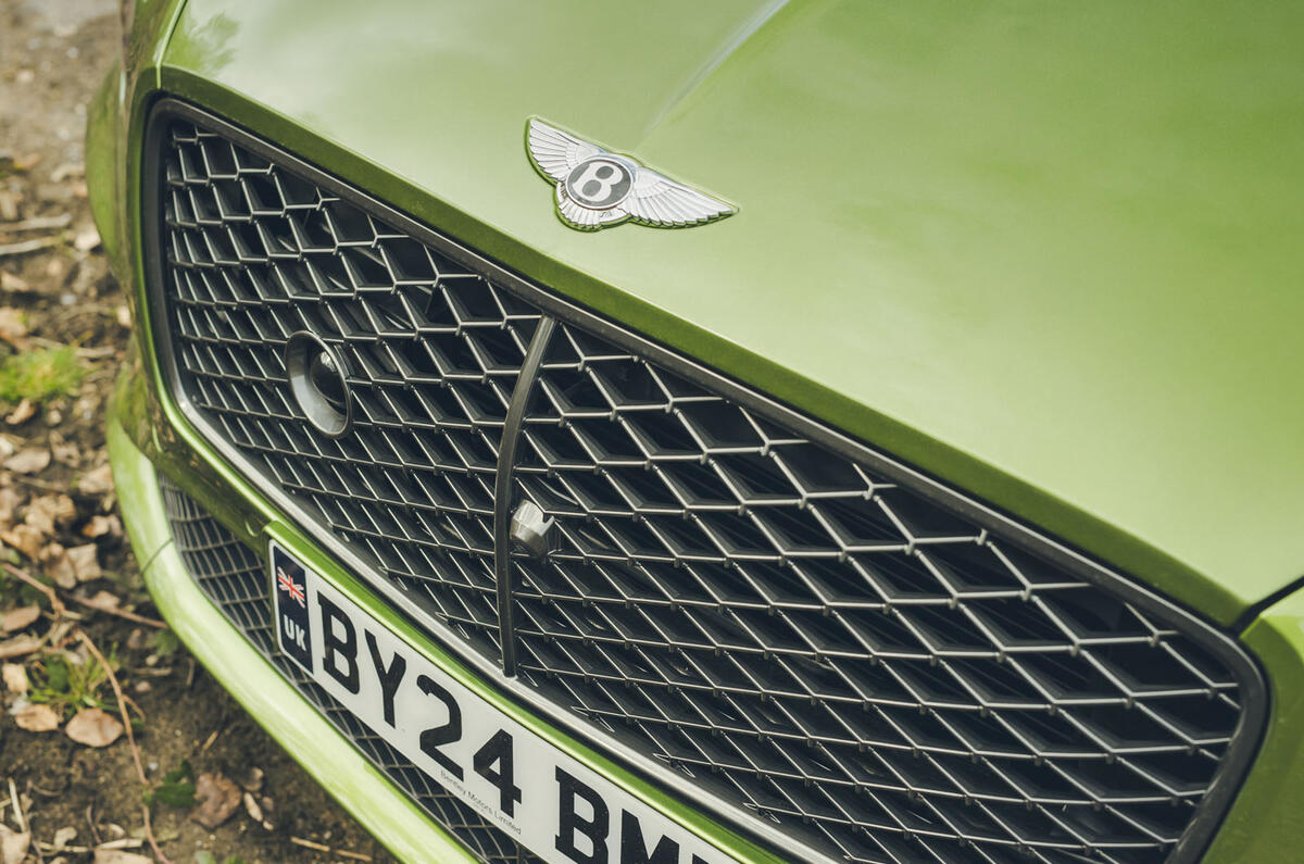 bentley continental gt speed 2025 Review grille detail 27