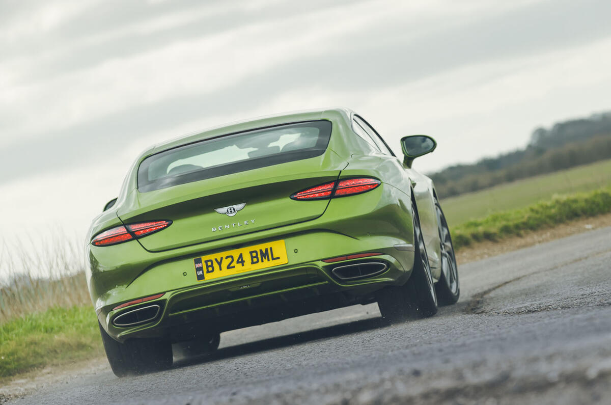 bentley continental gt speed 2025 Review rear corner low 39