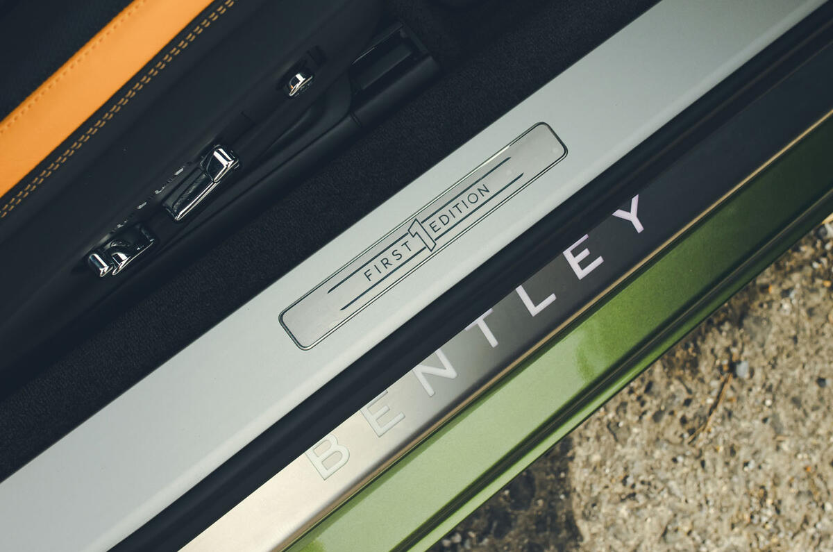 bentley continental gt speed 2025 Review sill detail 9