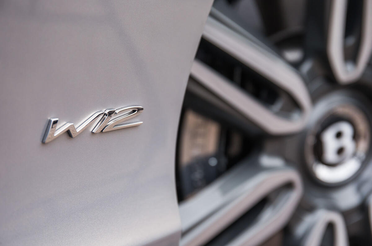 Bentley Continental GT W12 badging