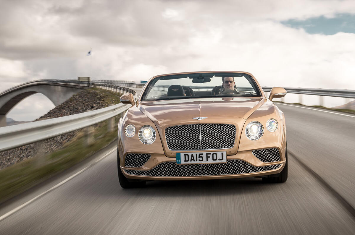 Bentley Continental GTC front end