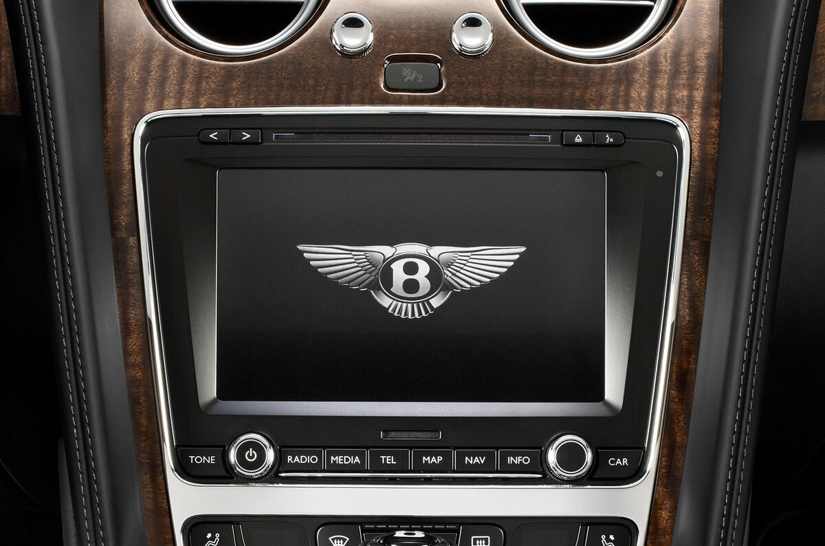 Bentley Continental GTC infotainment