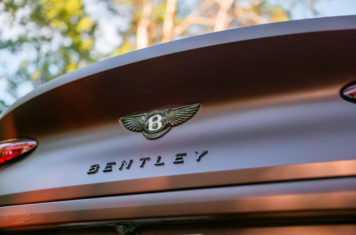 Bentley Continentl GT review 2025 06 badge Bentley Continentl GT review 2025 06 badge