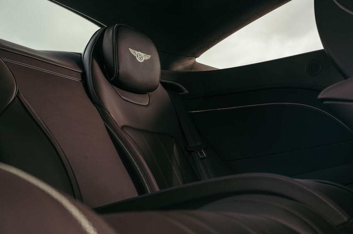 Bentley Continentl GT review 2025 14 rear seats Bentley Continentl GT review 2025 14 rear seats