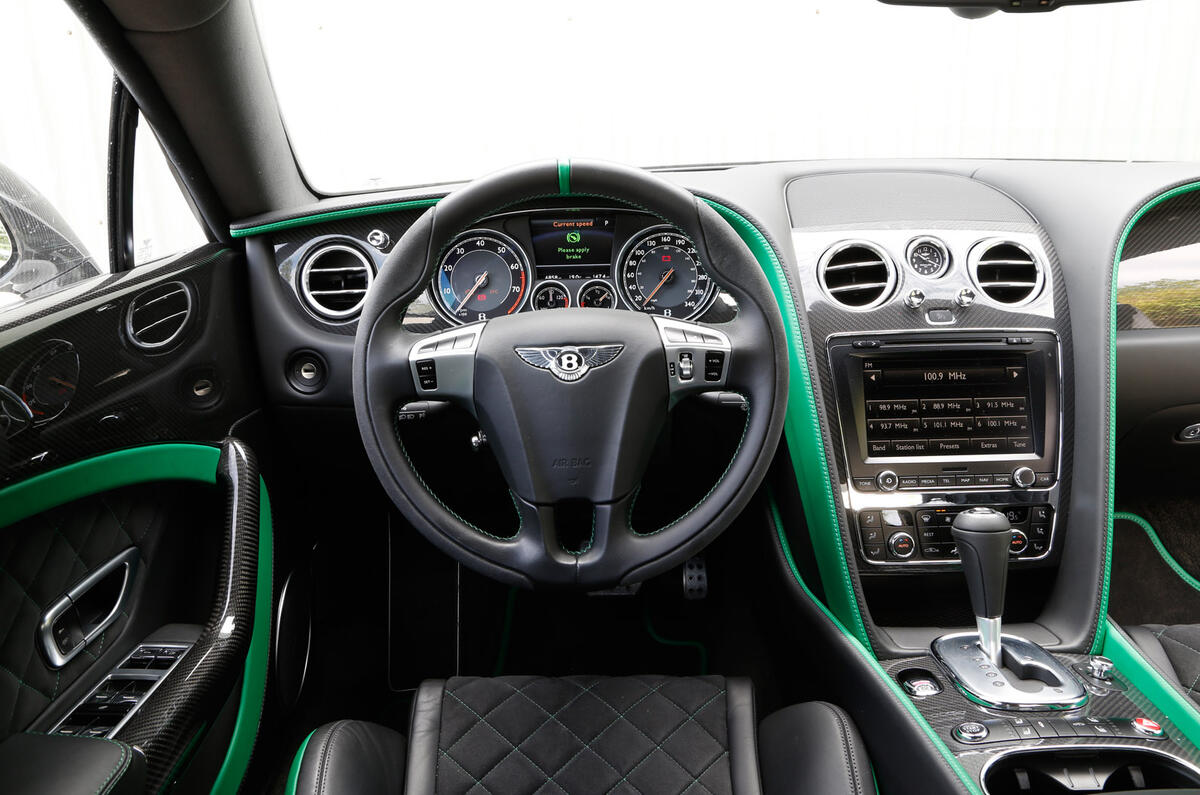 Bentley Continental GT3-R driver's seat