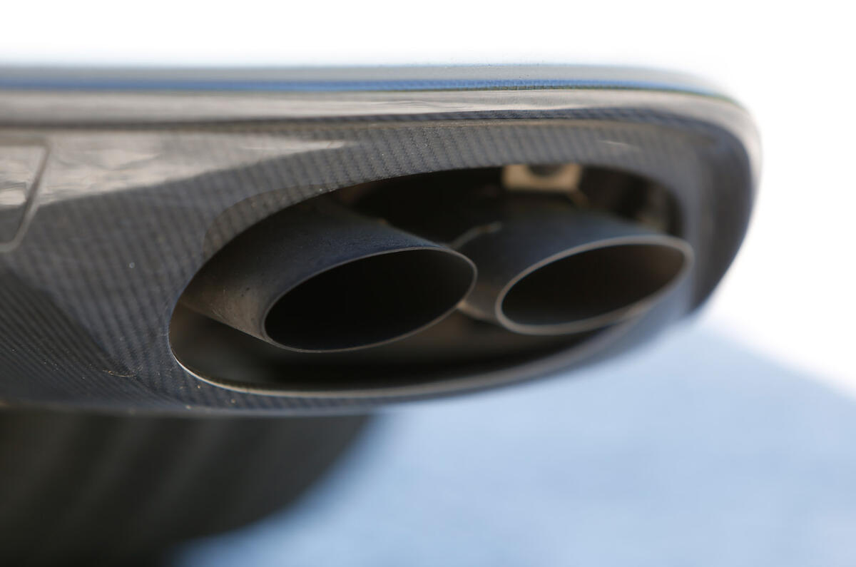 Bentley Continental GT3-R chrome exhaust